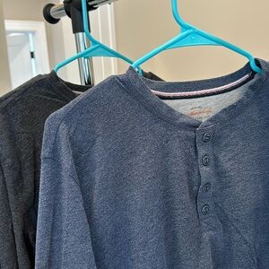 2 pack Weatherproof vintage Henleys